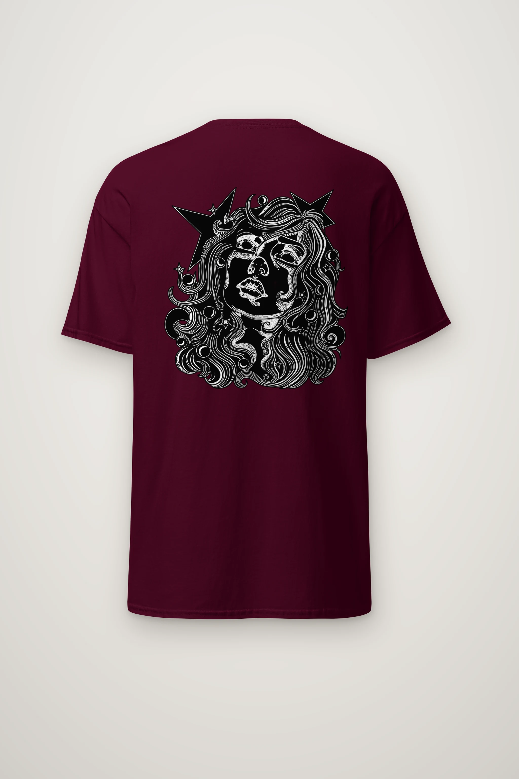 "Celestial Flow" Heavyweight Unisex Crewneck T-shirt