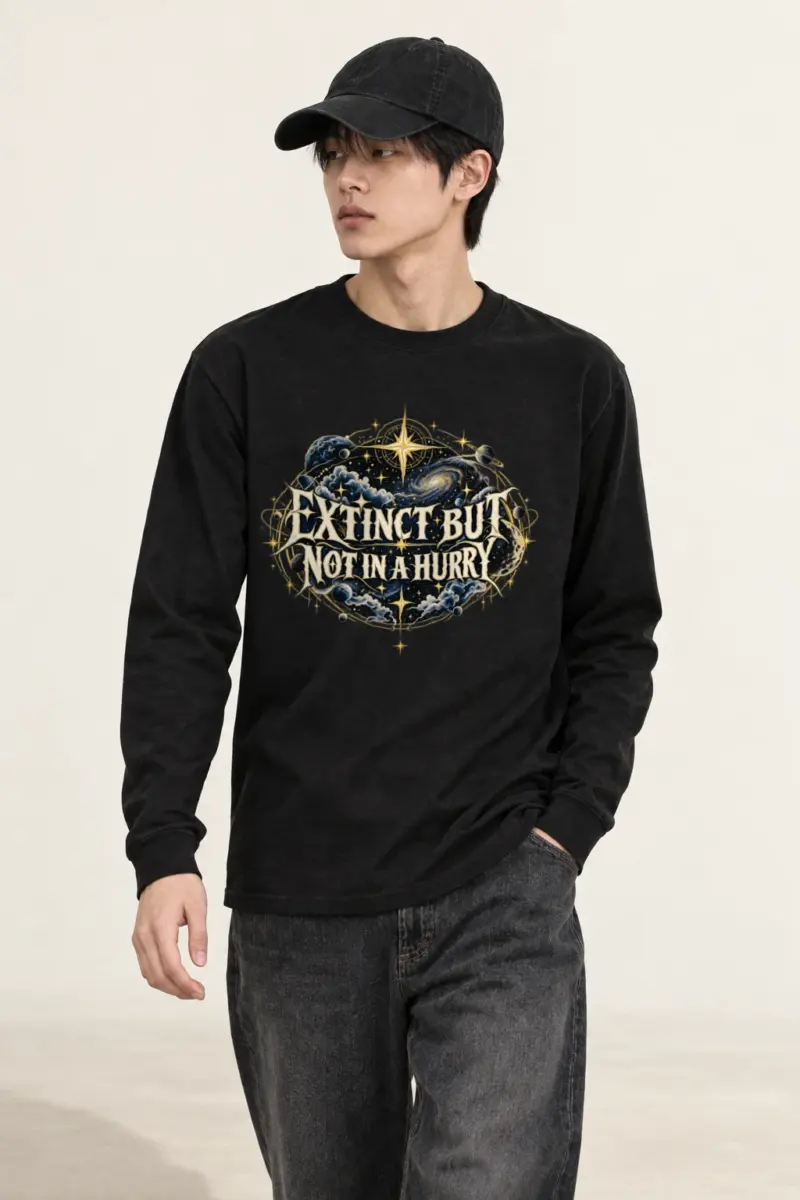 "Celestial Planet Engraving" Unisex Longsleeve T-shirt | Gildan 2400