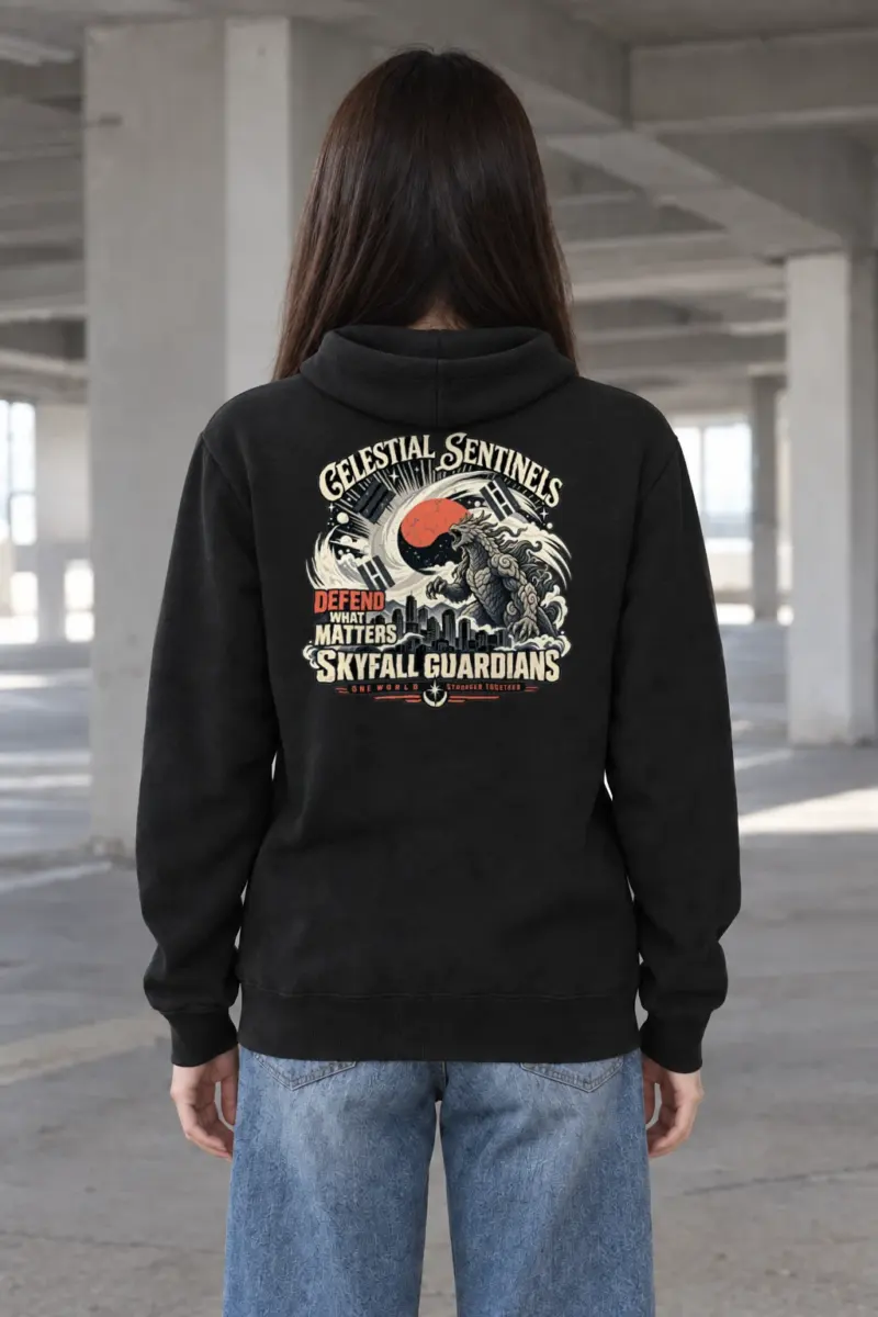 "Celestial Sentinels" Heavy Blend Unisex Pullover Hoodie