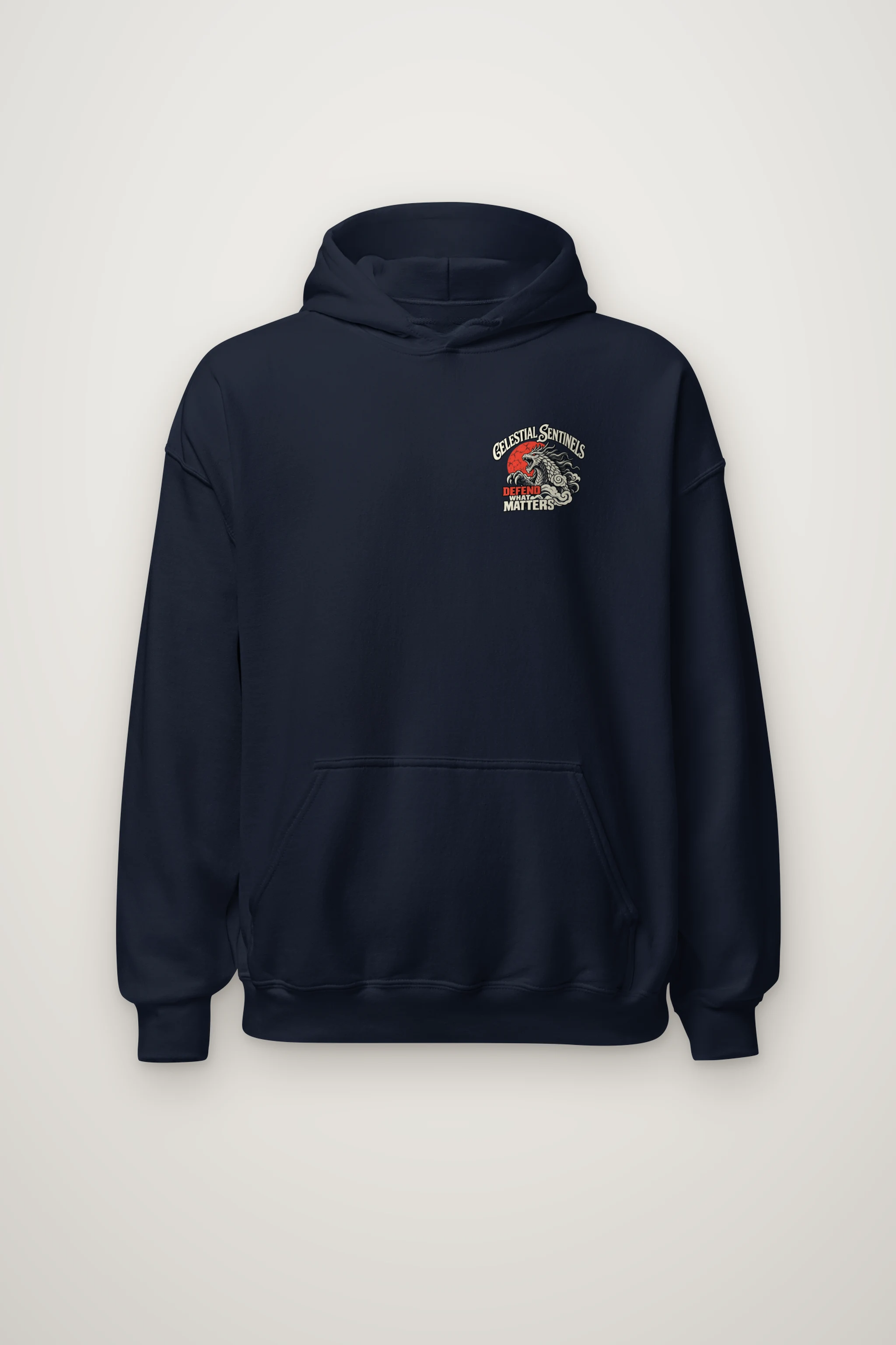 "Celestial Sentinels" Heavy Blend Unisex Pullover Hoodie