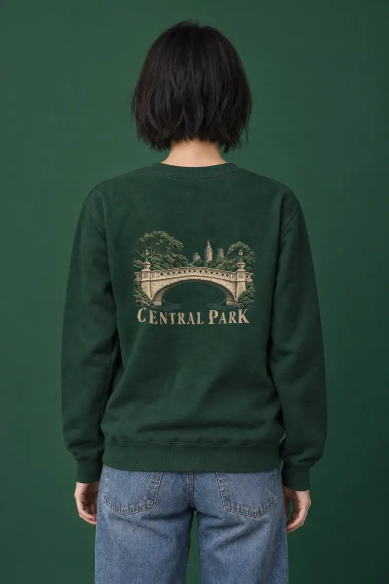 "Central Park Bridge" Heavy Blend Unisex Crewneck Sweatshirt