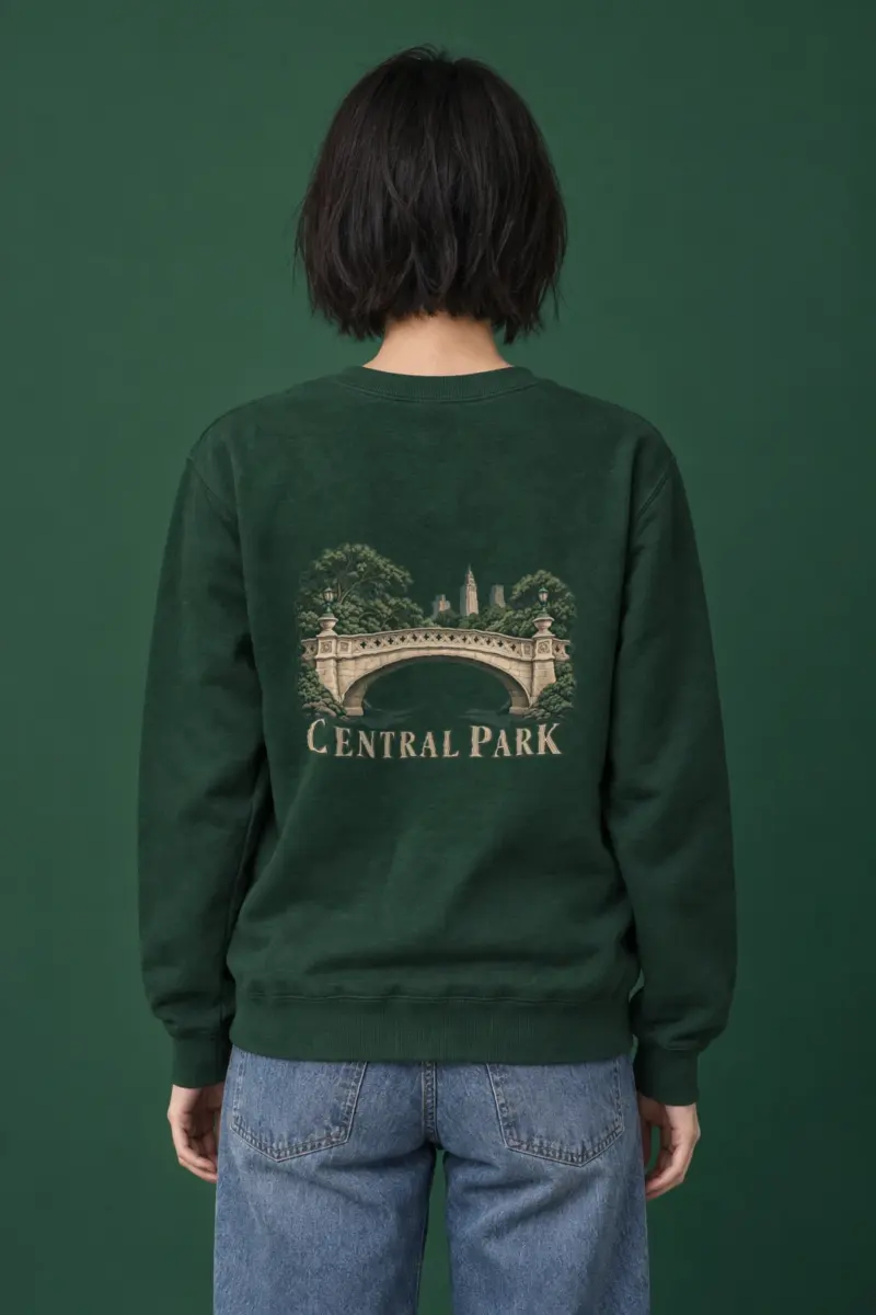 "Central Park Bridge" Heavy Blend Unisex Crewneck Sweatshirt