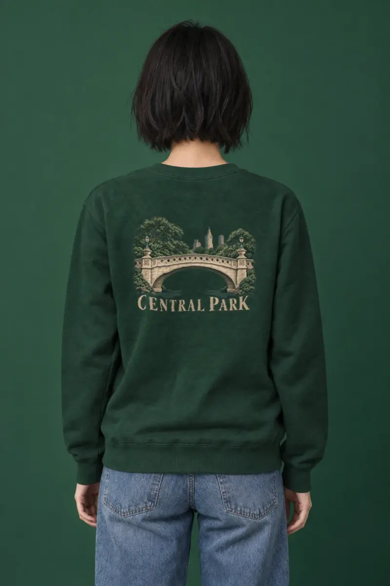 "Central Park Bridge" Heavy Blend Unisex Crewneck Sweatshirt