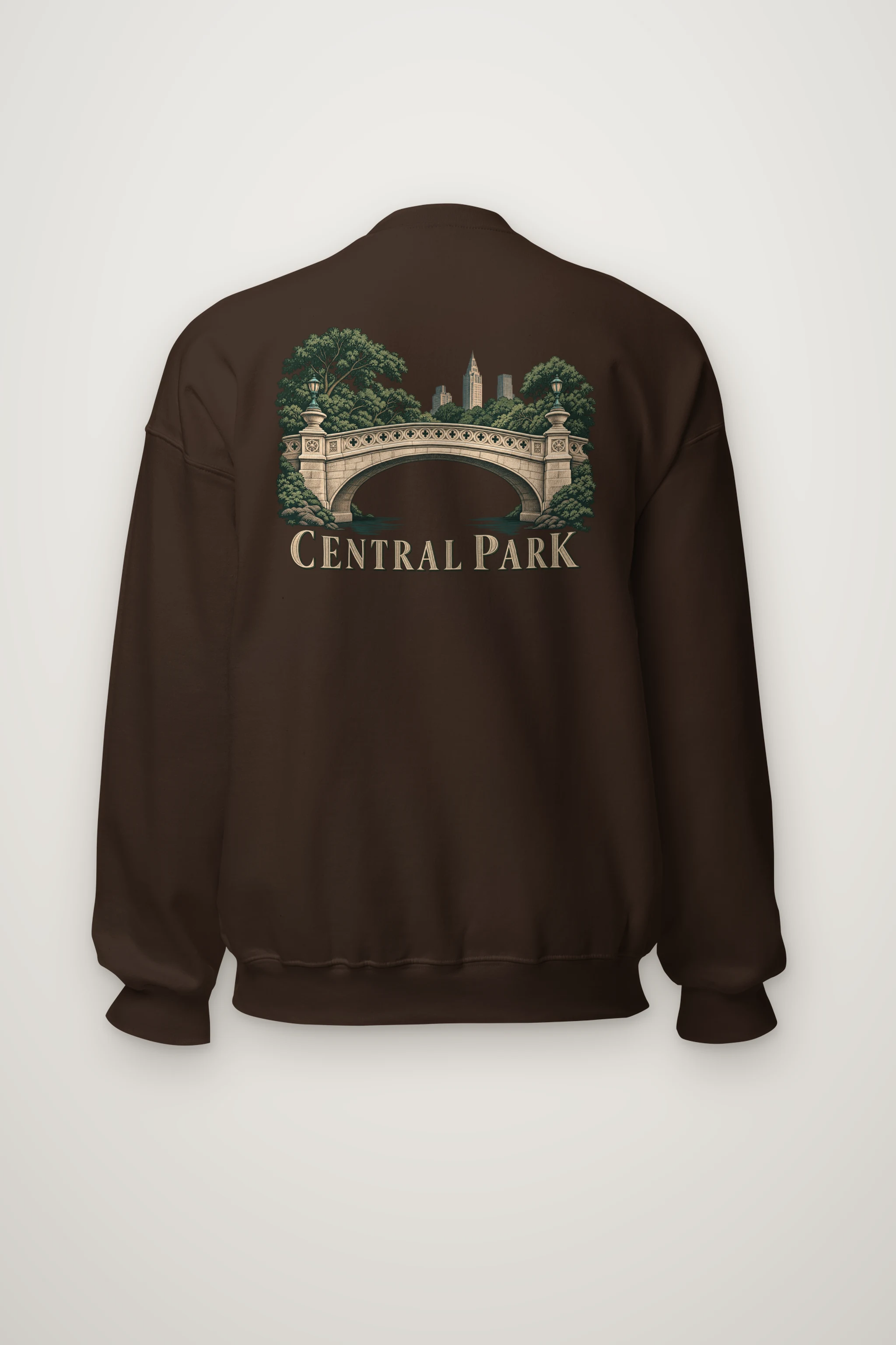 "Central Park Bridge" Heavy Blend Unisex Crewneck Sweatshirt