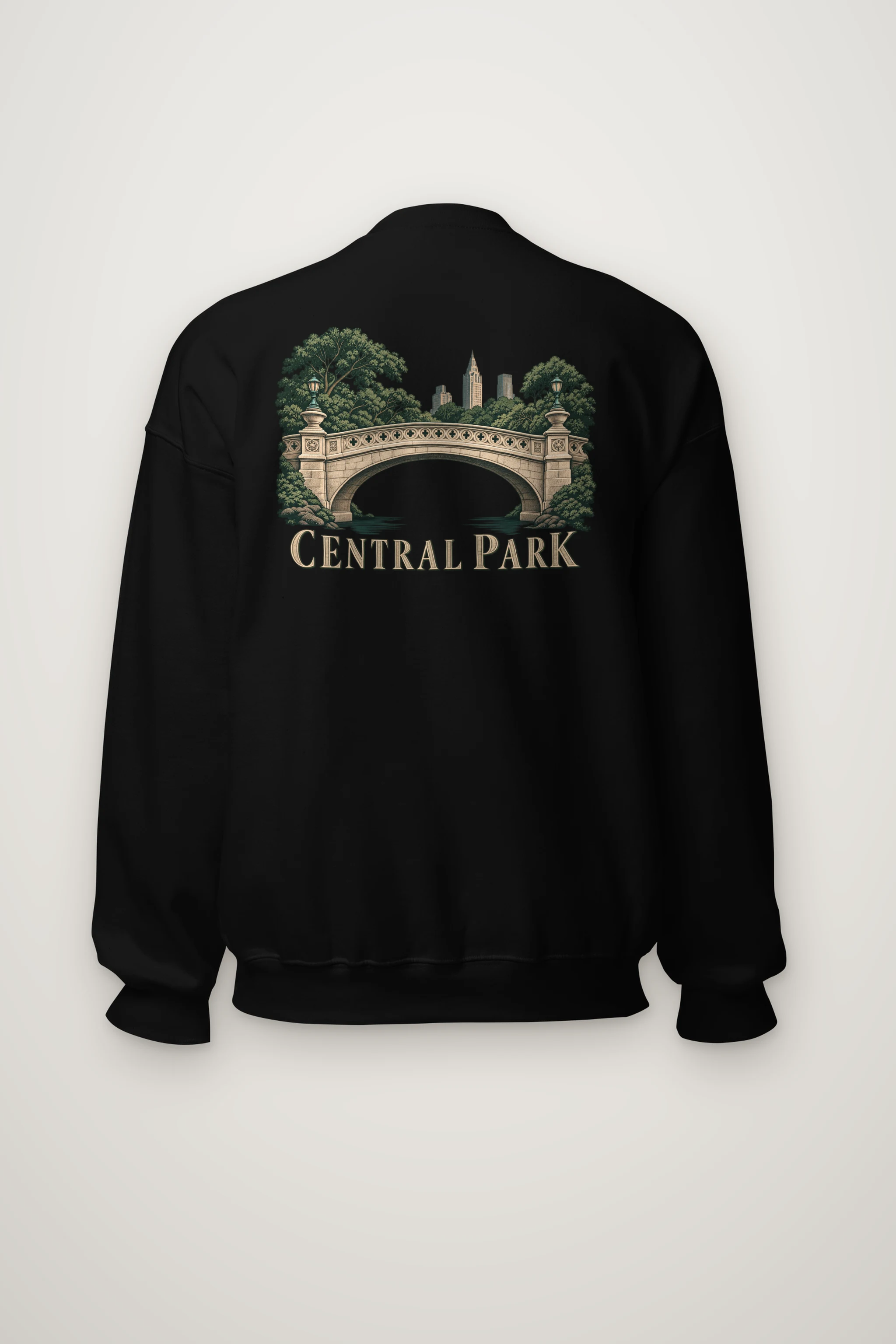 "Central Park Bridge" Heavy Blend Unisex Crewneck Sweatshirt