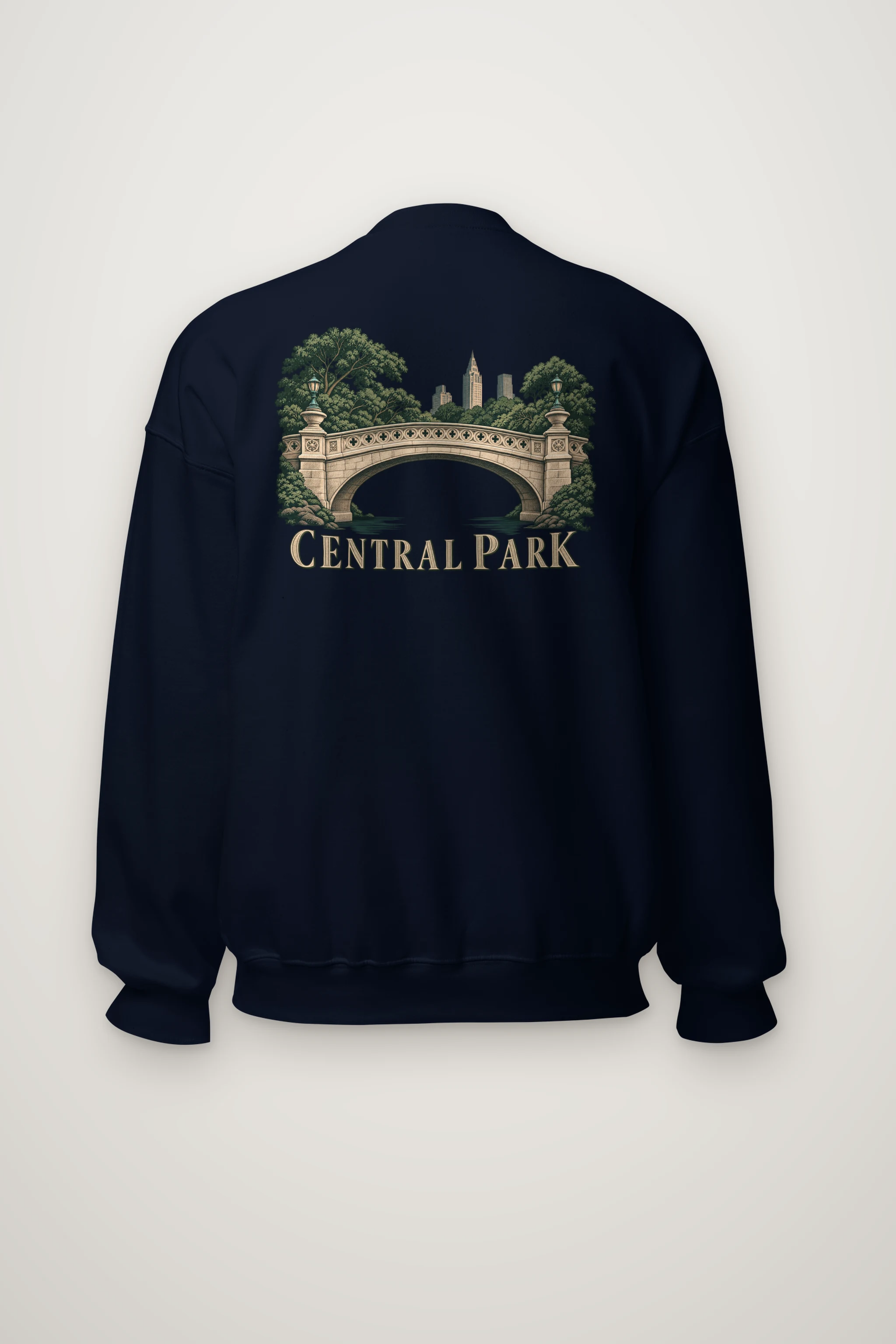 "Central Park Bridge" Heavy Blend Unisex Crewneck Sweatshirt