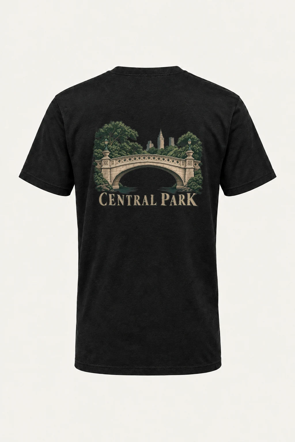 "Central Park Reverie" Heavyweight Unisex Crewneck T-shirt | Gildan 5000