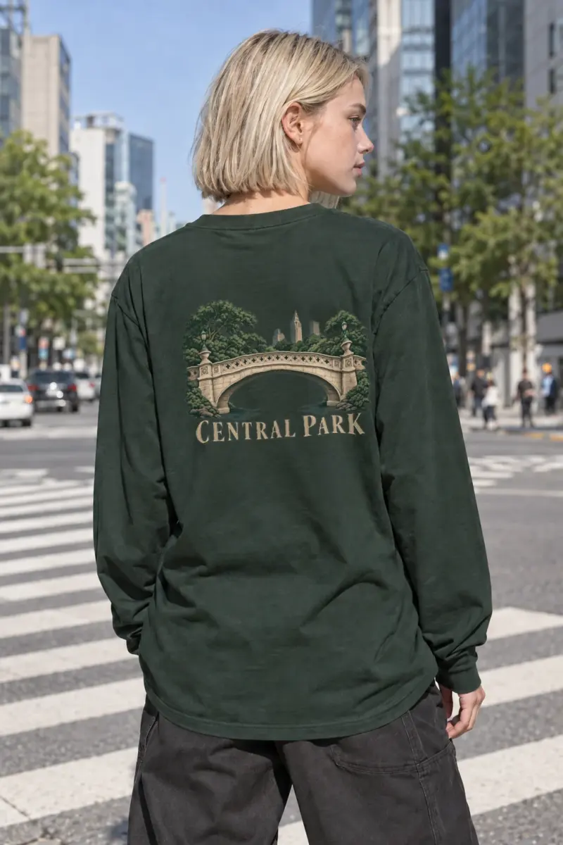 "Central Park Reverie" Unisex Longsleeve T-shirt | Gildan 2400