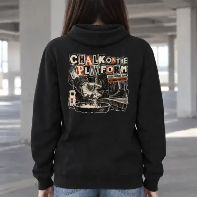 "Chalk on the Platform" Heavy Blend Unisex Pullover Hoodie