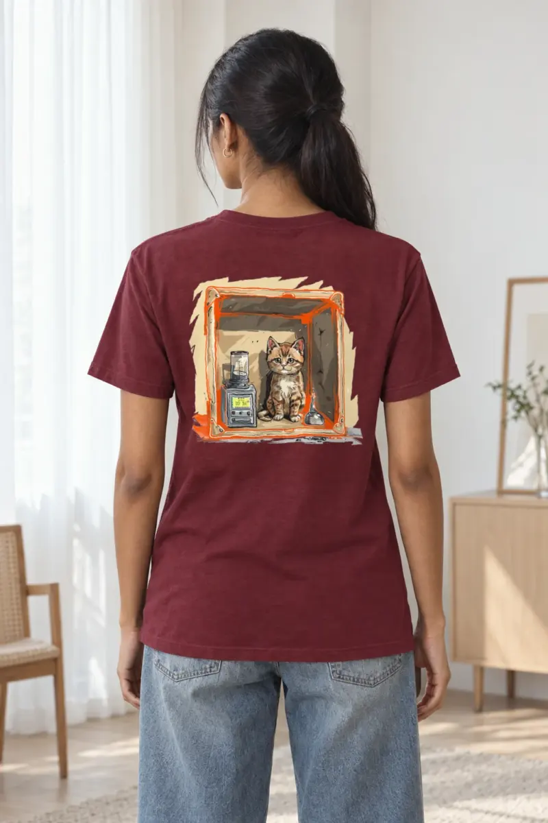 "Chamber Kitten No. 58" Heavyweight Unisex Crewneck T-shirt | Gildan 5000