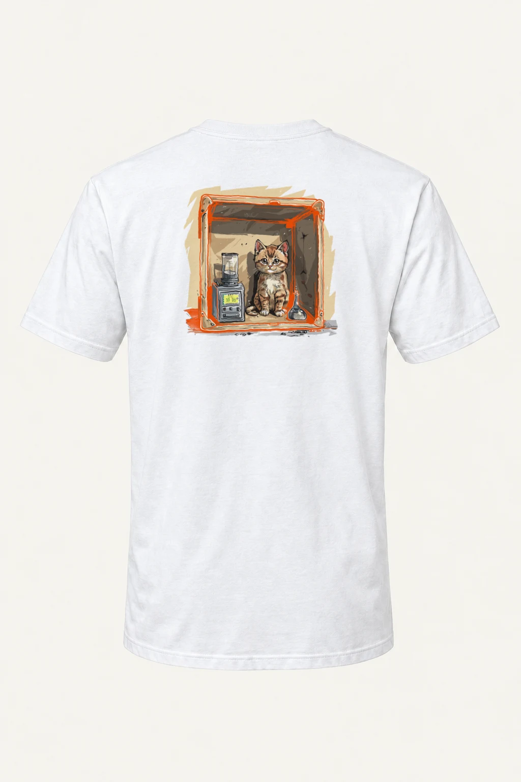 "Chamber Kitten No. 58" Heavyweight Unisex Crewneck T-shirt | Gildan 5000