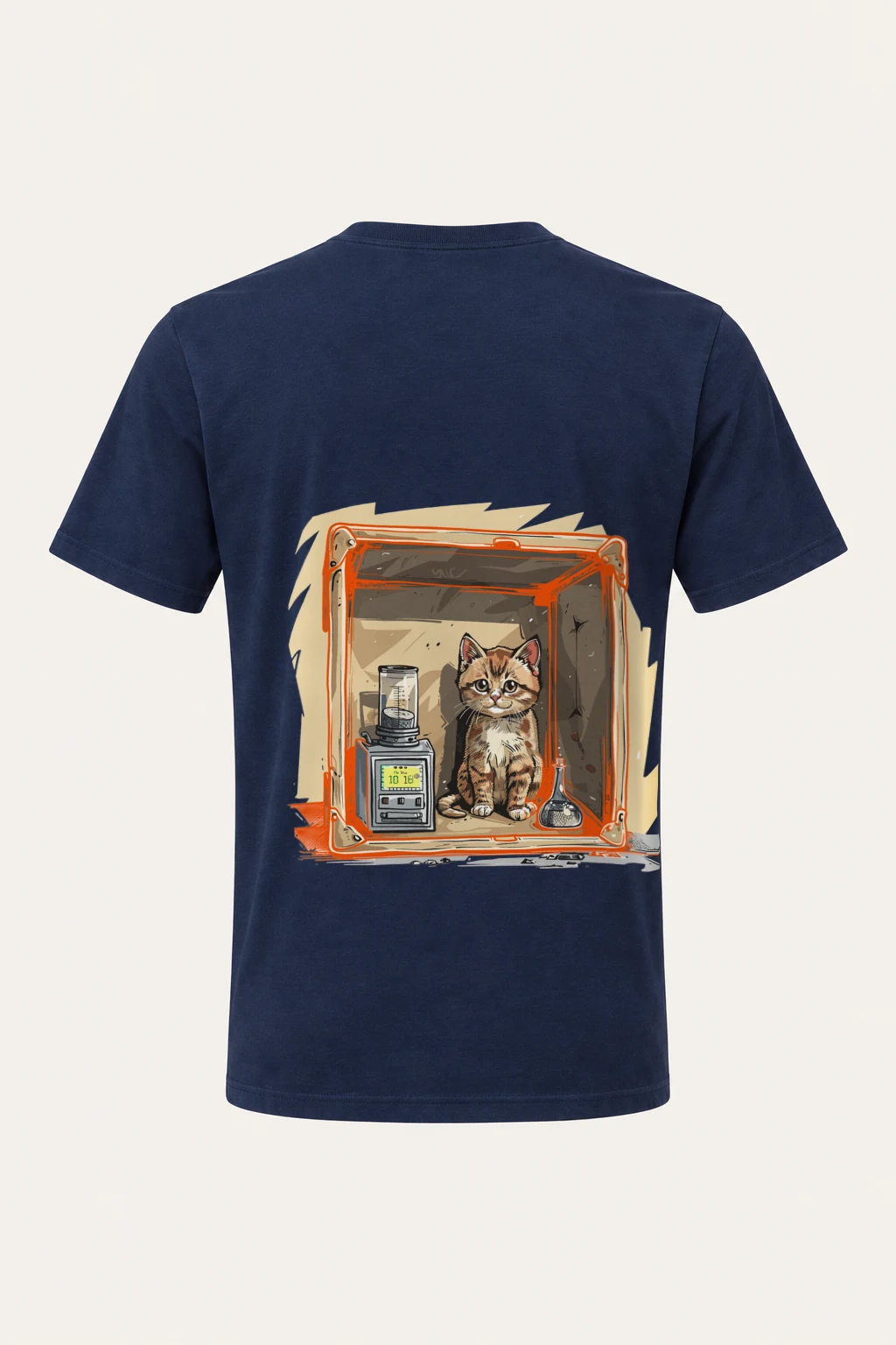 "Chamber Kitten No. 58" Heavyweight Unisex Crewneck T-shirt | Gildan 5000