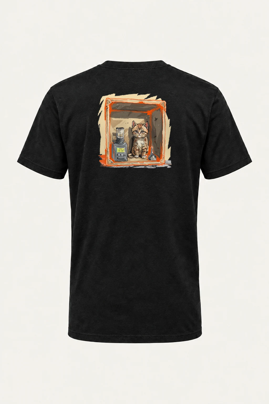 "Chamber Kitten No. 58" Heavyweight Unisex Crewneck T-shirt | Gildan 5000