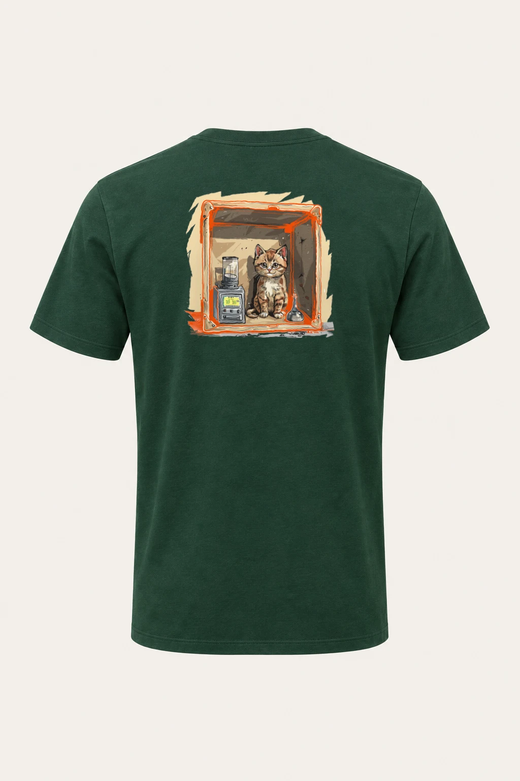 "Chamber Kitten No. 58" Heavyweight Unisex Crewneck T-shirt | Gildan 5000