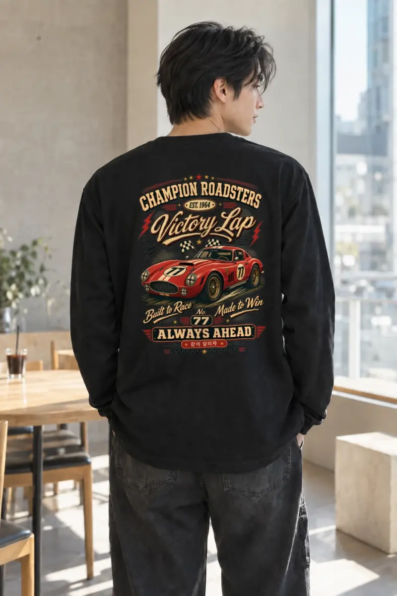 "Champion Roadsters 77" Unisex Longsleeve T-shirt | Gildan 2400
