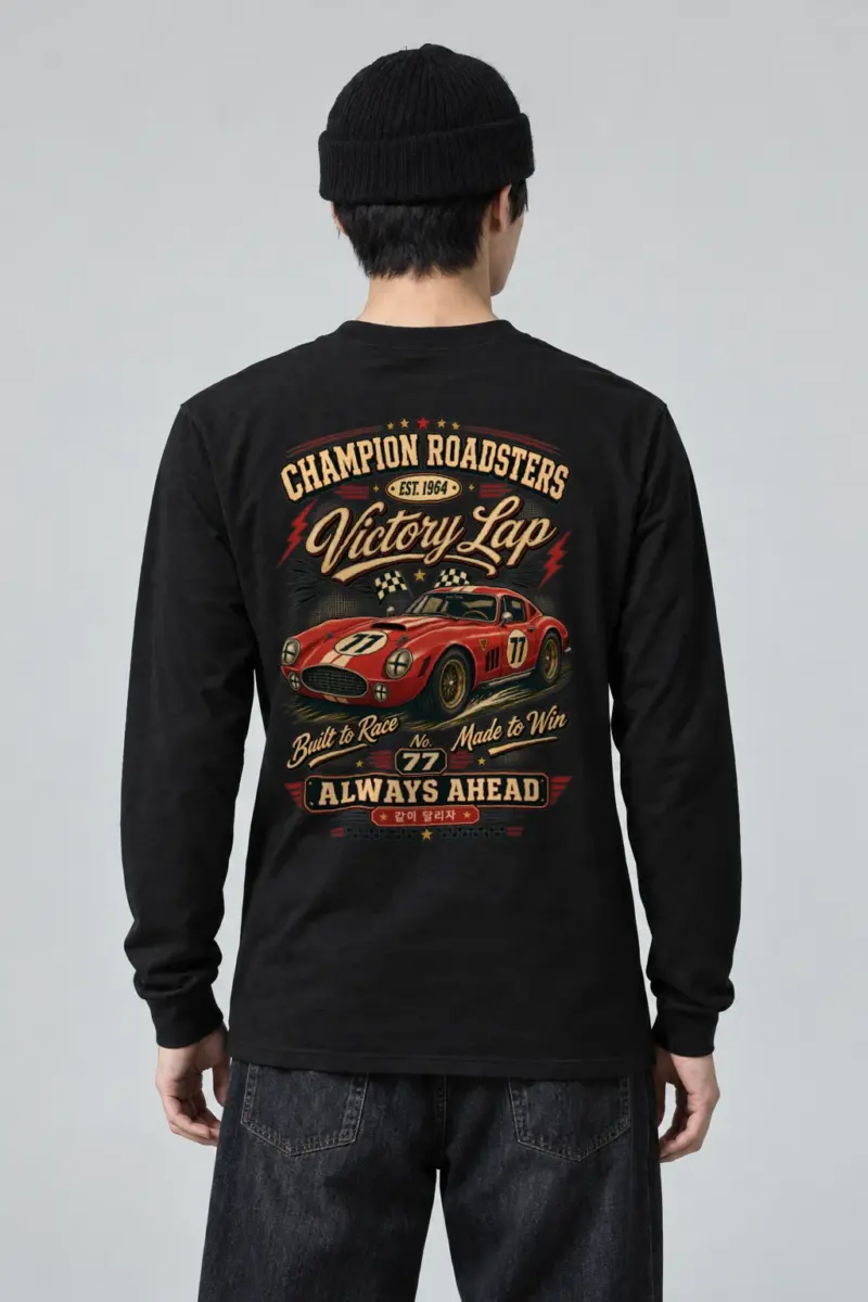 "Champion Roadsters 77" Unisex Longsleeve T-shirt | Gildan 2400
