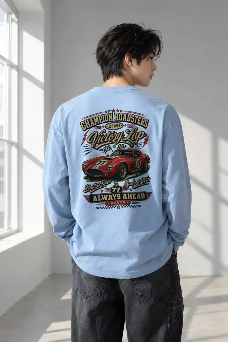 "Champion Roadsters 77" Unisex Longsleeve T-shirt | Gildan 2400