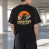 "Champions Of The Track" Heavyweight Unisex Crewneck T-shirt | Gildan 5000