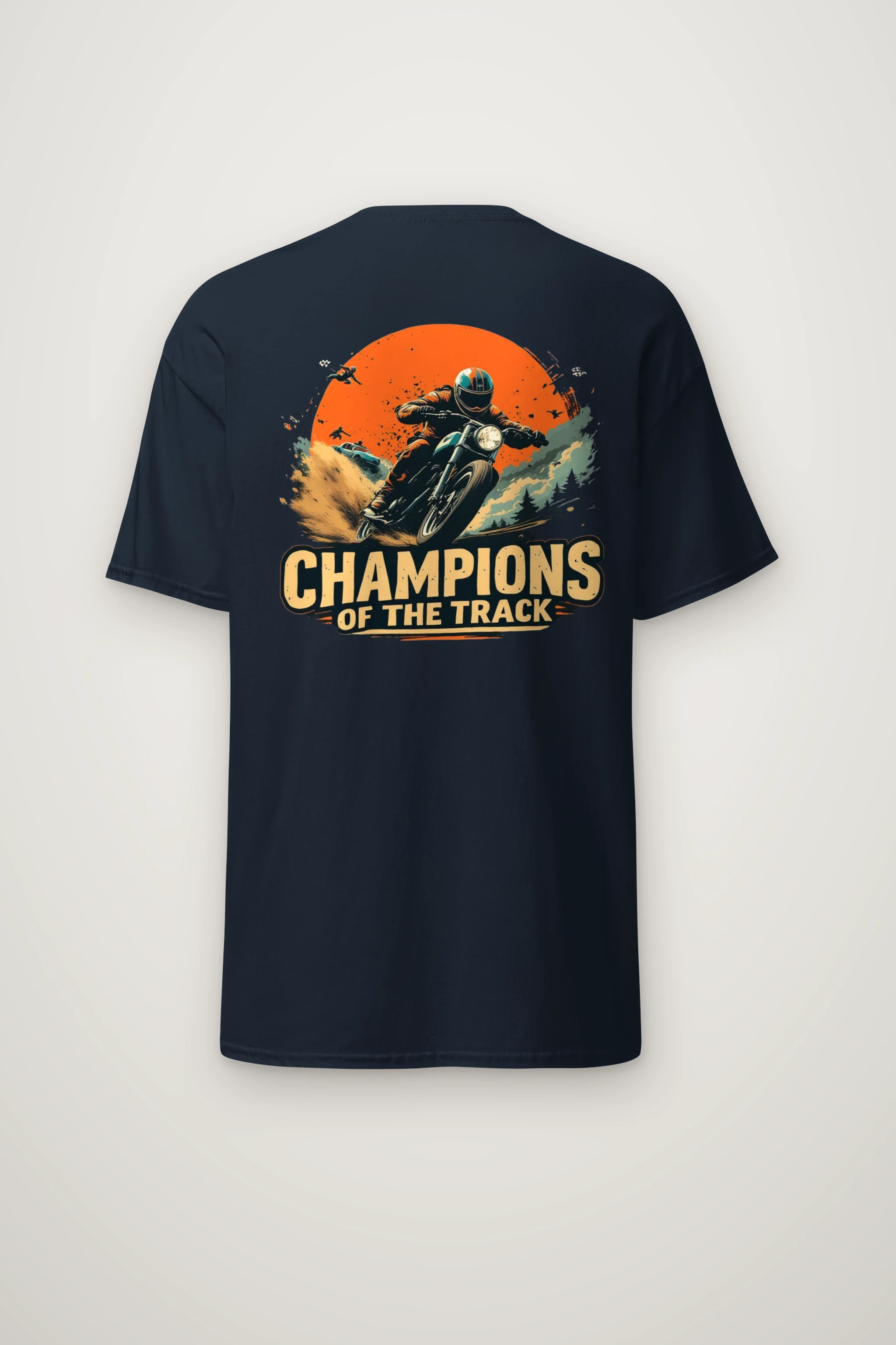 "Champions Of The Track" Heavyweight Unisex Crewneck T-shirt