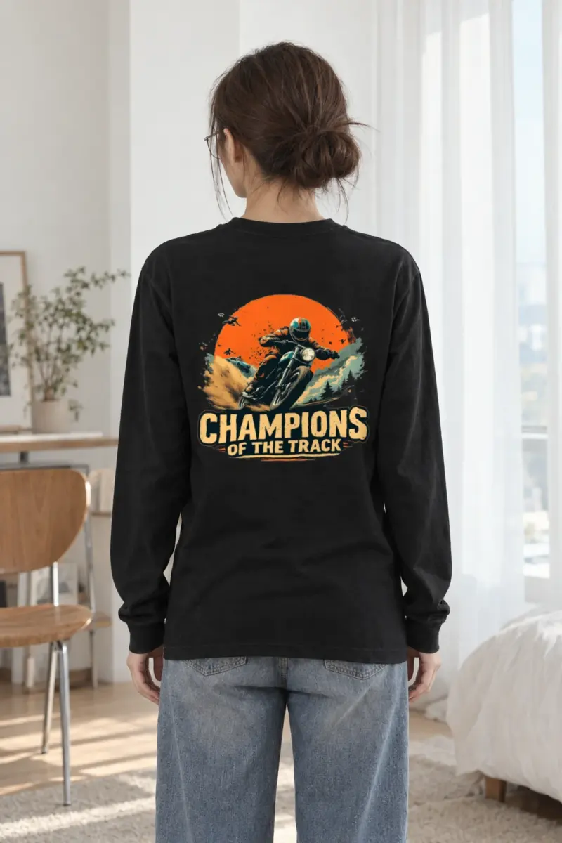 "Champions Of The Track" Unisex Longsleeve T-shirt