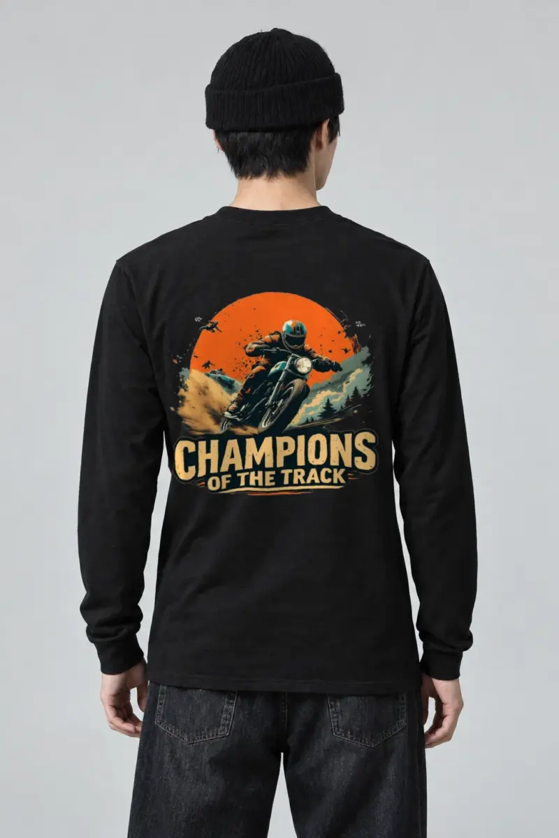 "Champions Of The Track" Unisex Longsleeve T-shirt | Gildan 2400