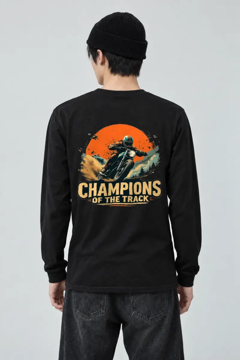 "Champions Of The Track" Unisex Longsleeve T-shirt