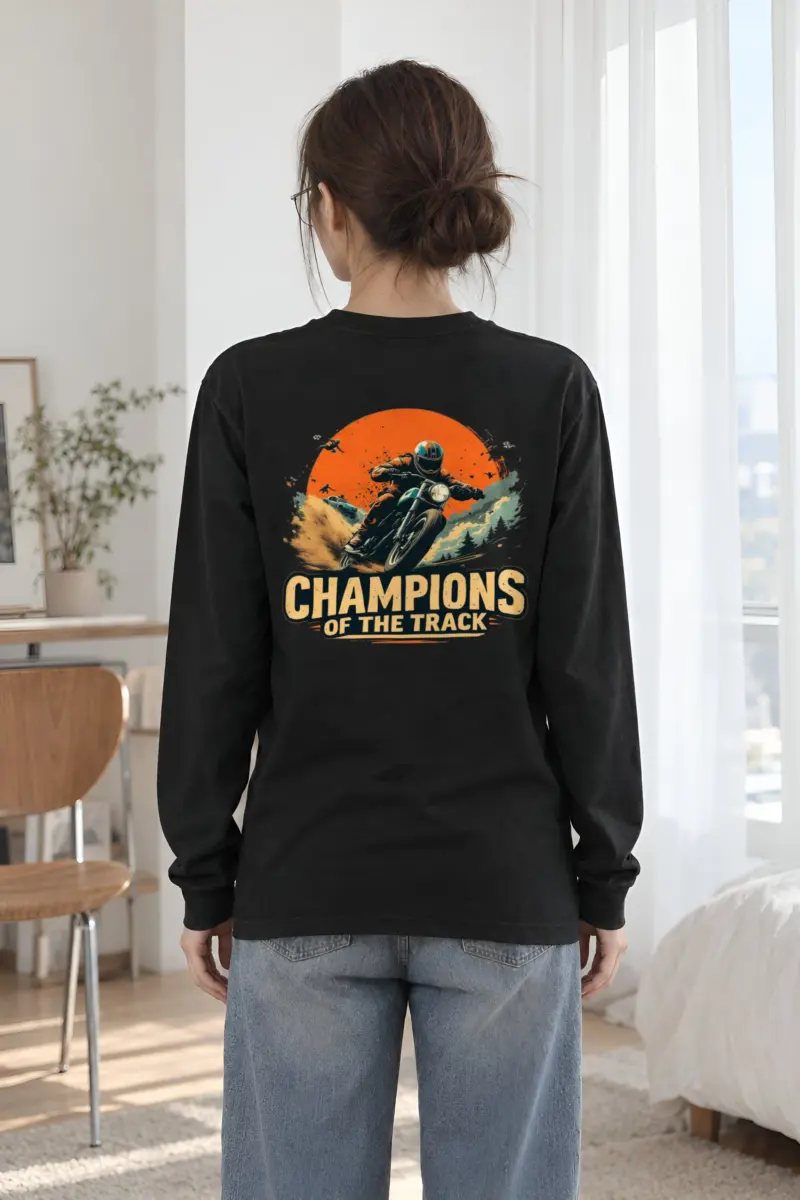 "Champions Of The Track" Unisex Longsleeve T-shirt