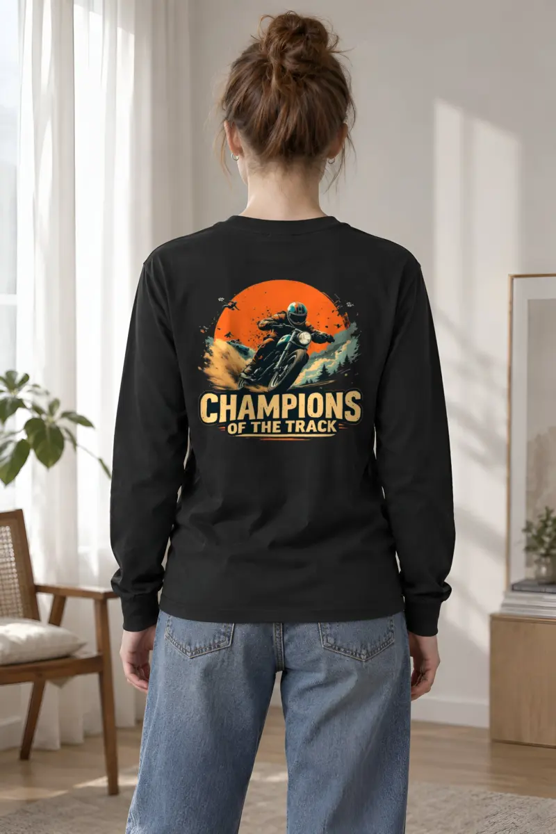 "Champions Of The Track" Unisex Longsleeve T-shirt