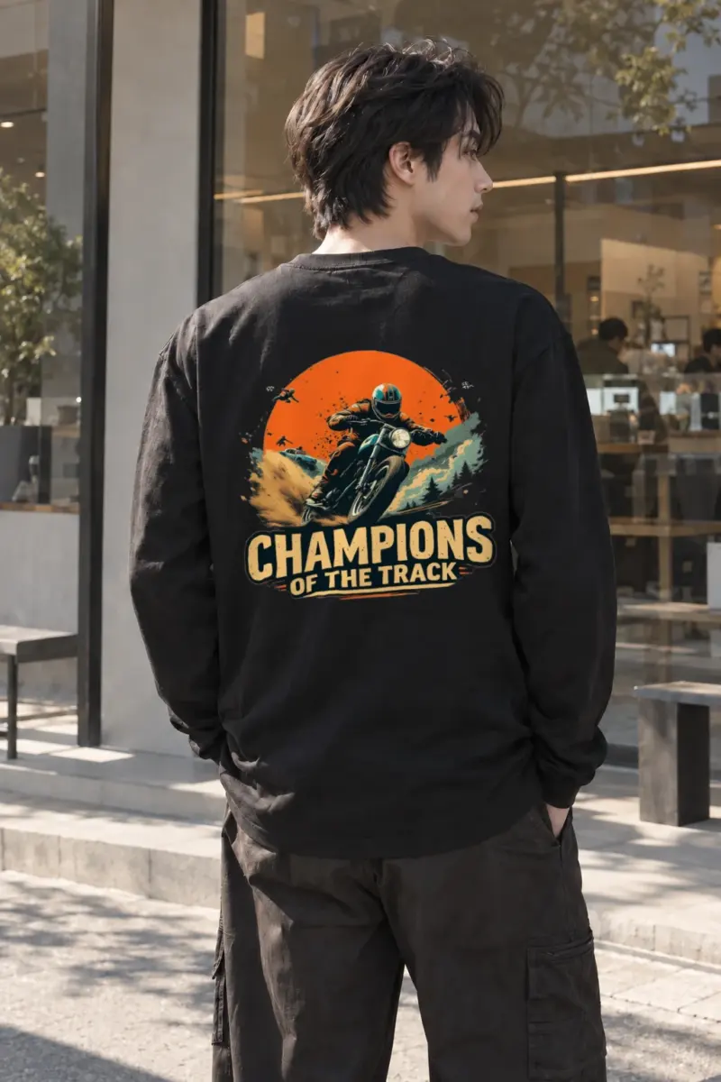 "Champions Of The Track" Unisex Longsleeve T-shirt | Gildan 2400