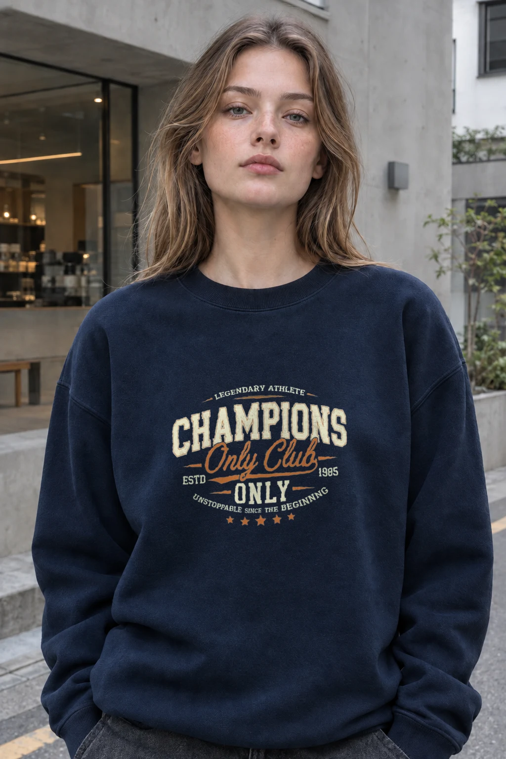 "Champions Only Club" Heavy Blend Unisex Crewneck Sweatshirt | Gildan 18000