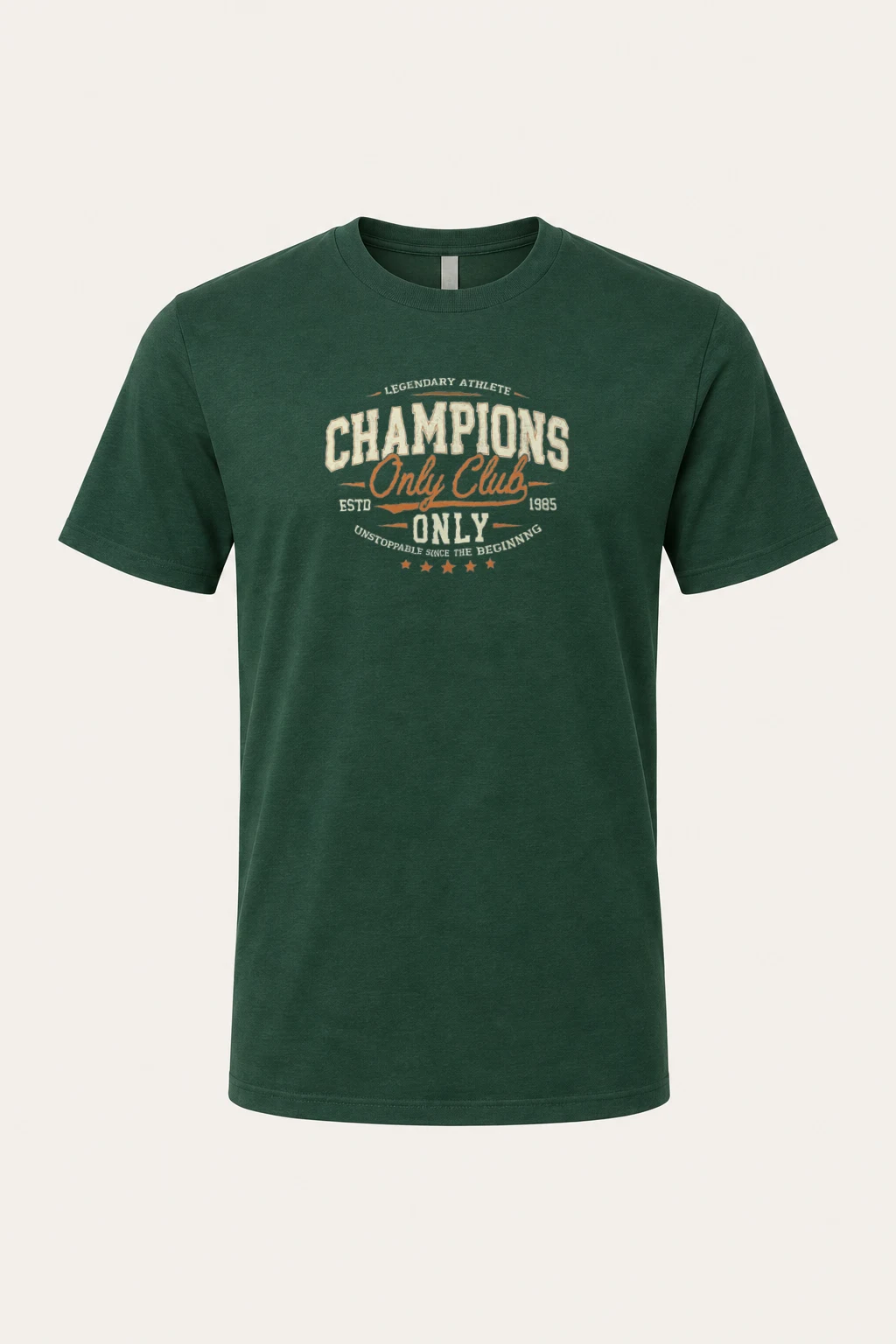 "Champions Only Club" Heavyweight Unisex Crewneck T-shirt | Gildan 5000