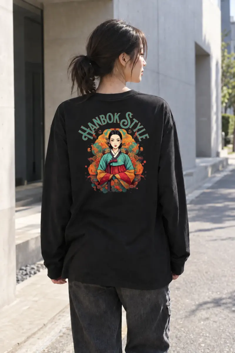 "Chanbok Style" Unisex Longsleeve T-shirt | Gildan 2400