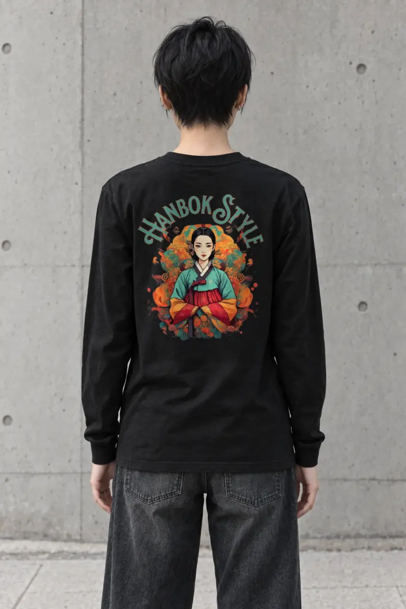 "Chanbok Style" Unisex Longsleeve T-shirt | Gildan 2400
