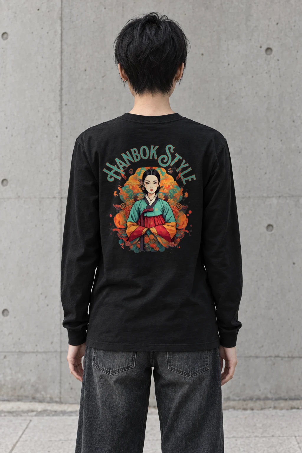 "Chanbok Style" Unisex Longsleeve T-shirt | Gildan 2400