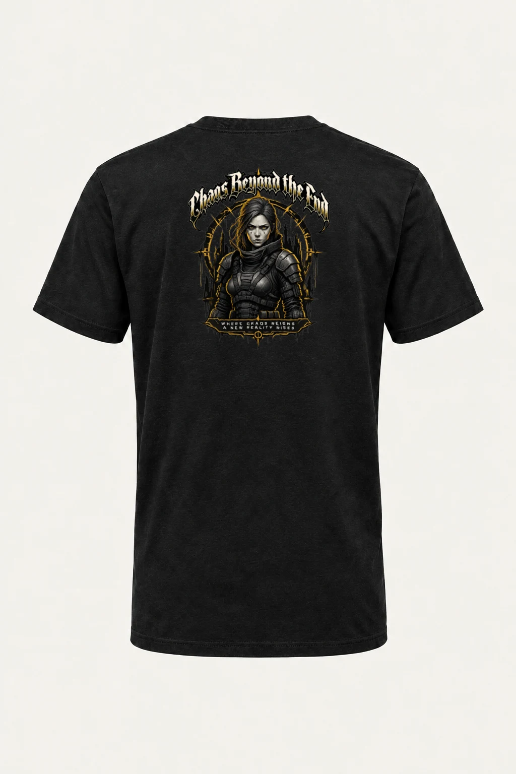 "Chaos Rebuild" Heavyweight Unisex Crewneck T-shirt | Gildan 5000