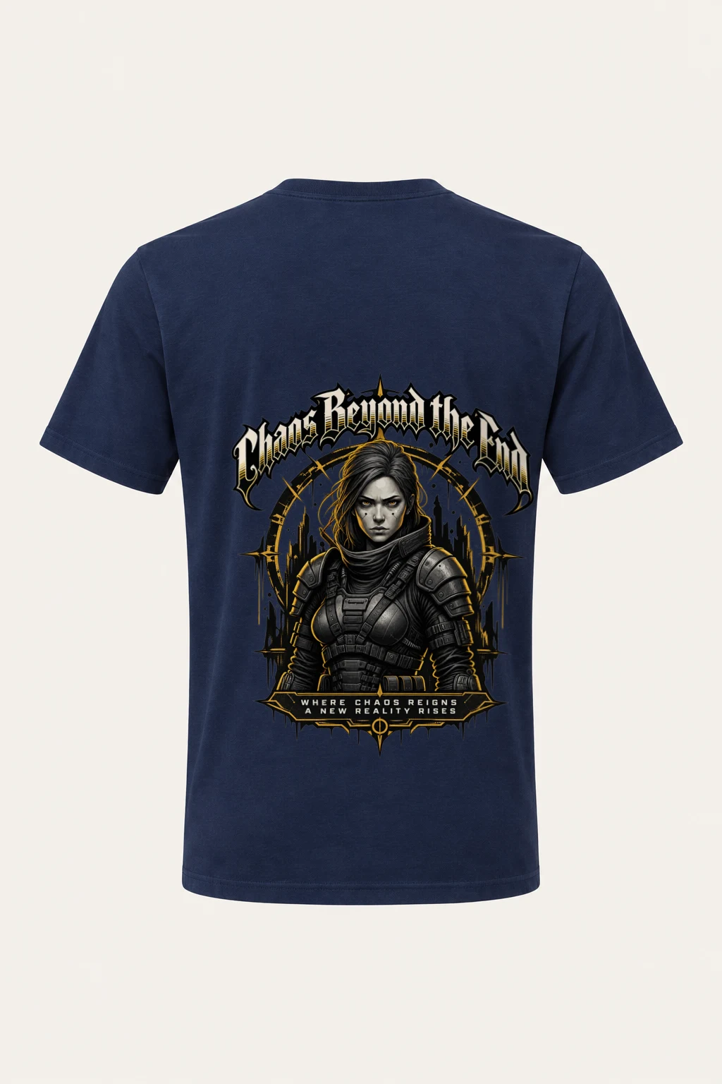 "Chaos Rebuild" Heavyweight Unisex Crewneck T-shirt | Gildan 5000
