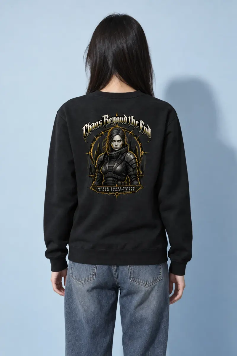"Chaos Rebuild World" Heavy Blend Unisex Crewneck Sweatshirt | Gildan 18000