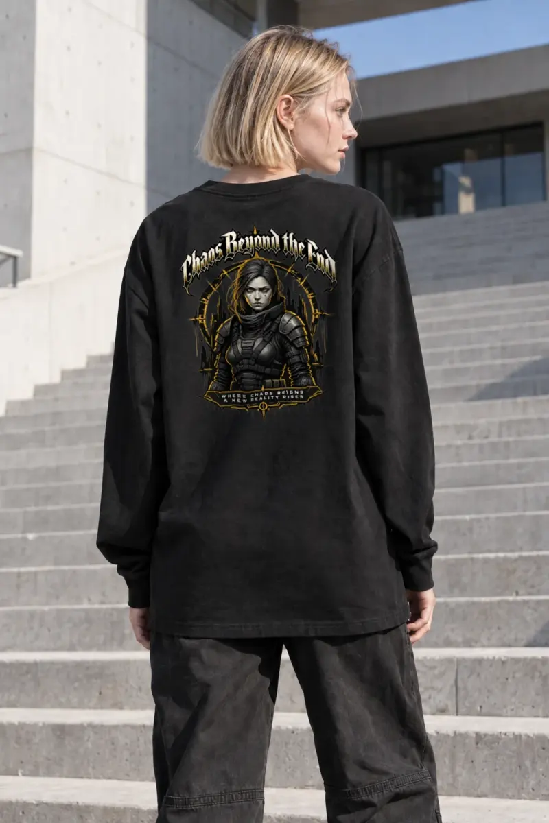 "Chaos Rebuild World" Unisex Longsleeve T-shirt | Gildan 2400