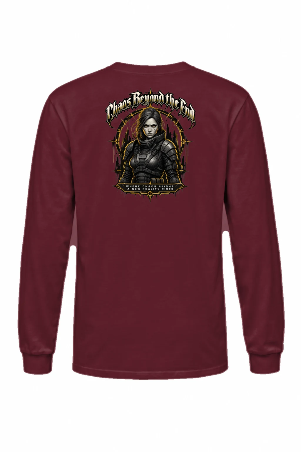 "Chaos Rebuild World" Unisex Longsleeve T-shirt | Gildan 2400