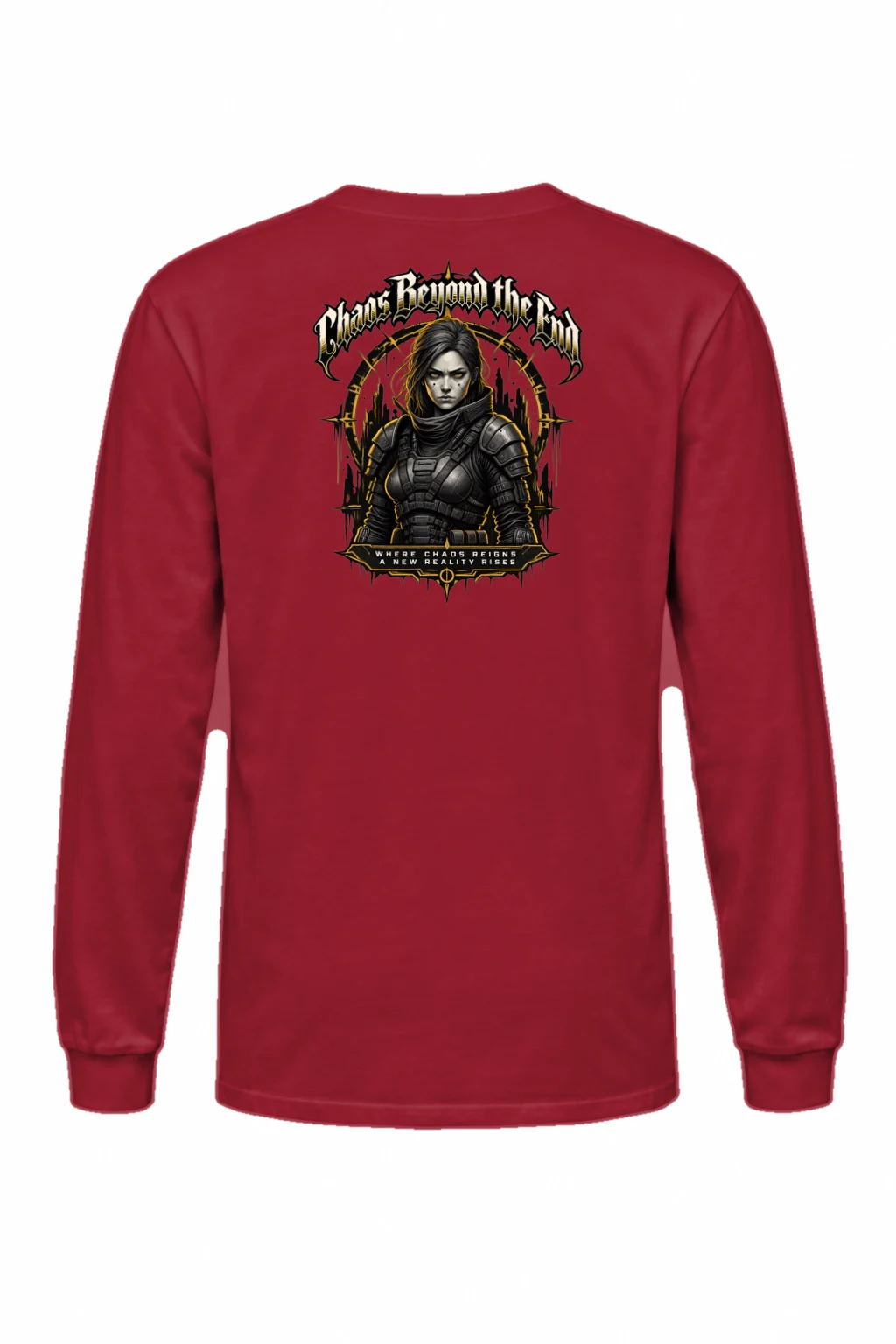 "Chaos Rebuild World" Unisex Longsleeve T-shirt | Gildan 2400