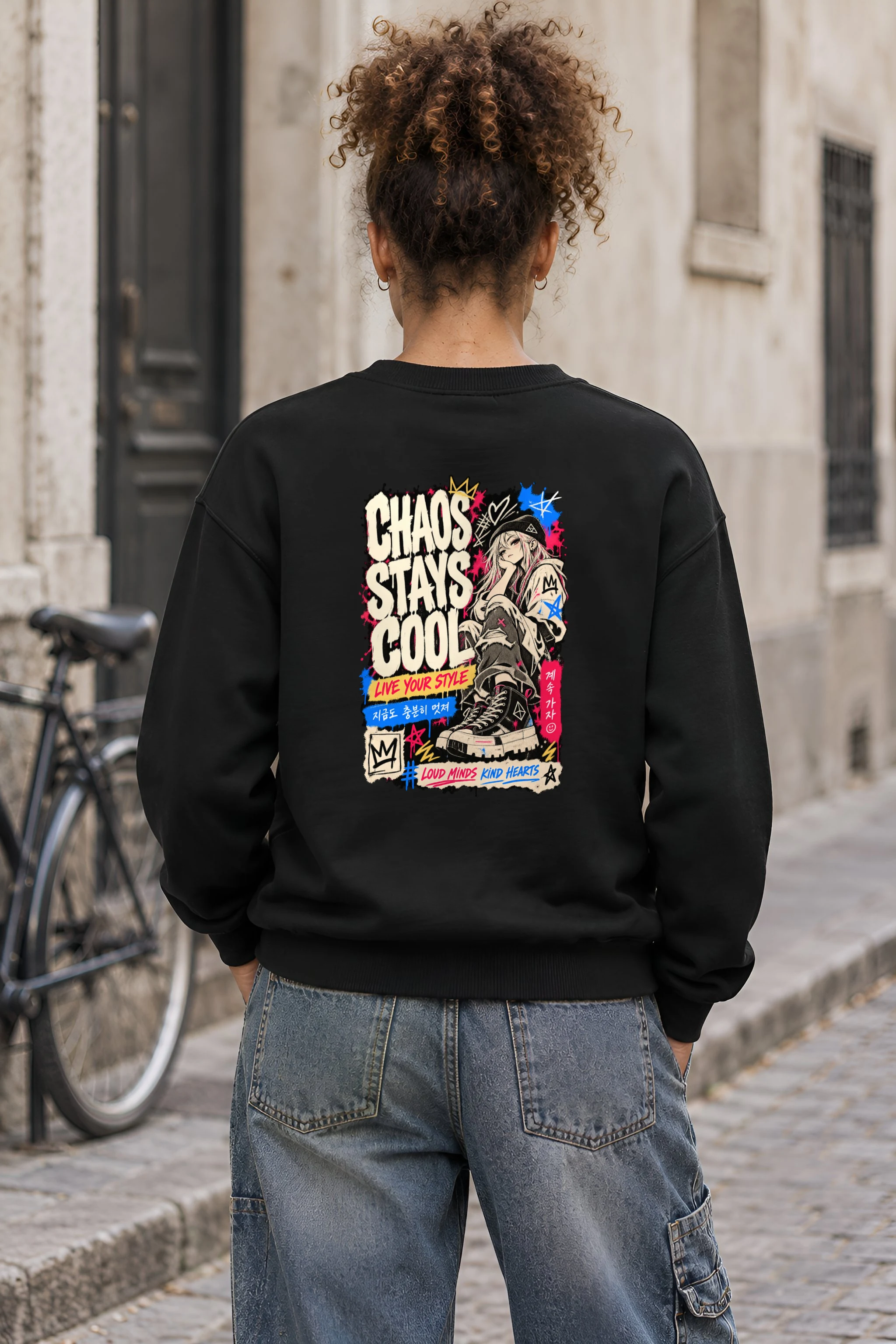 "Chaos Stays Cool" Unisex Crewneck Sweatshirt