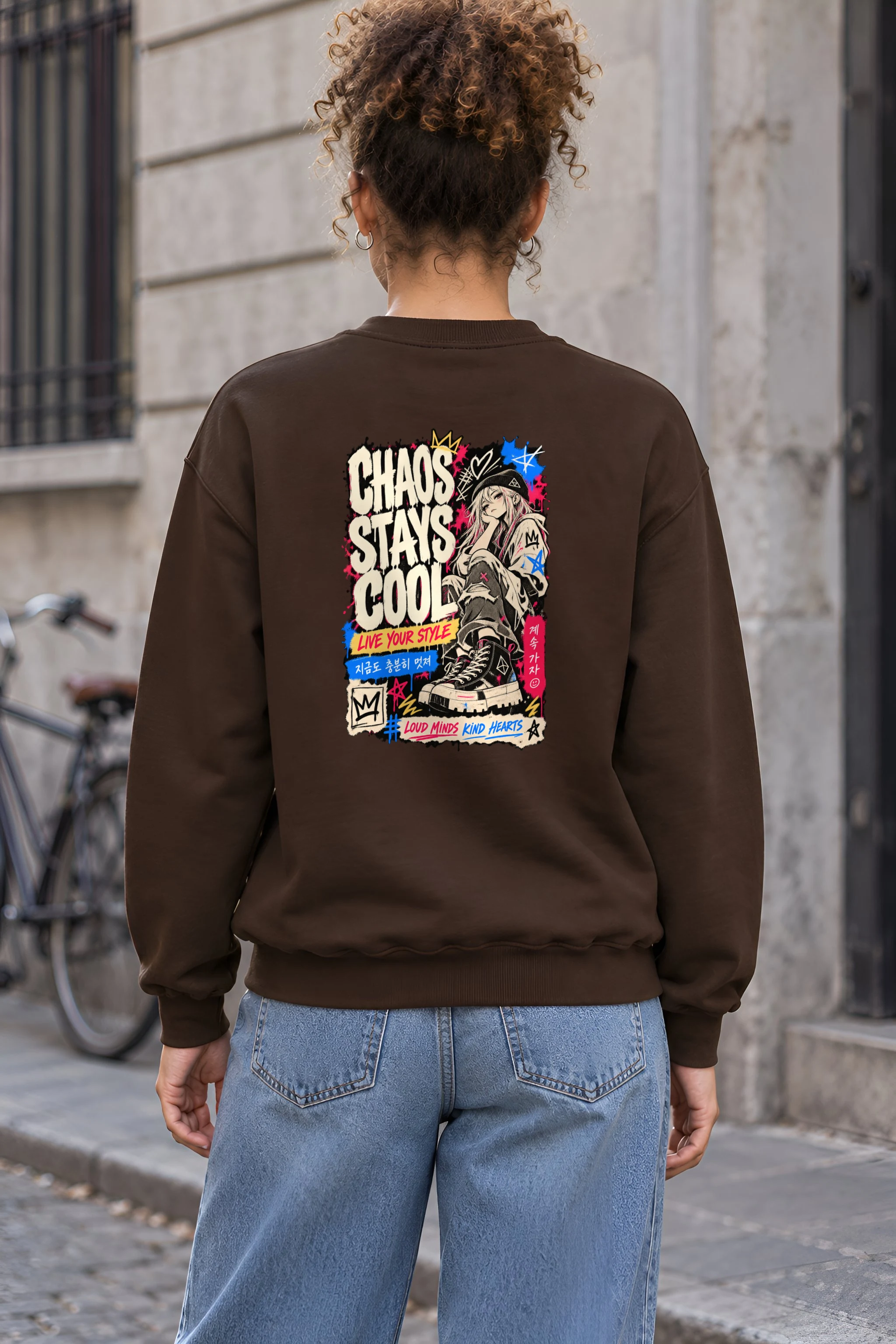 "Chaos Stays Cool" Unisex Crewneck Sweatshirt
