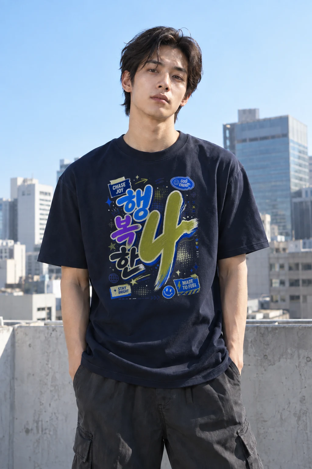 "Chase Joy" Heavyweight Unisex Crewneck T-shirt | Gildan 5000