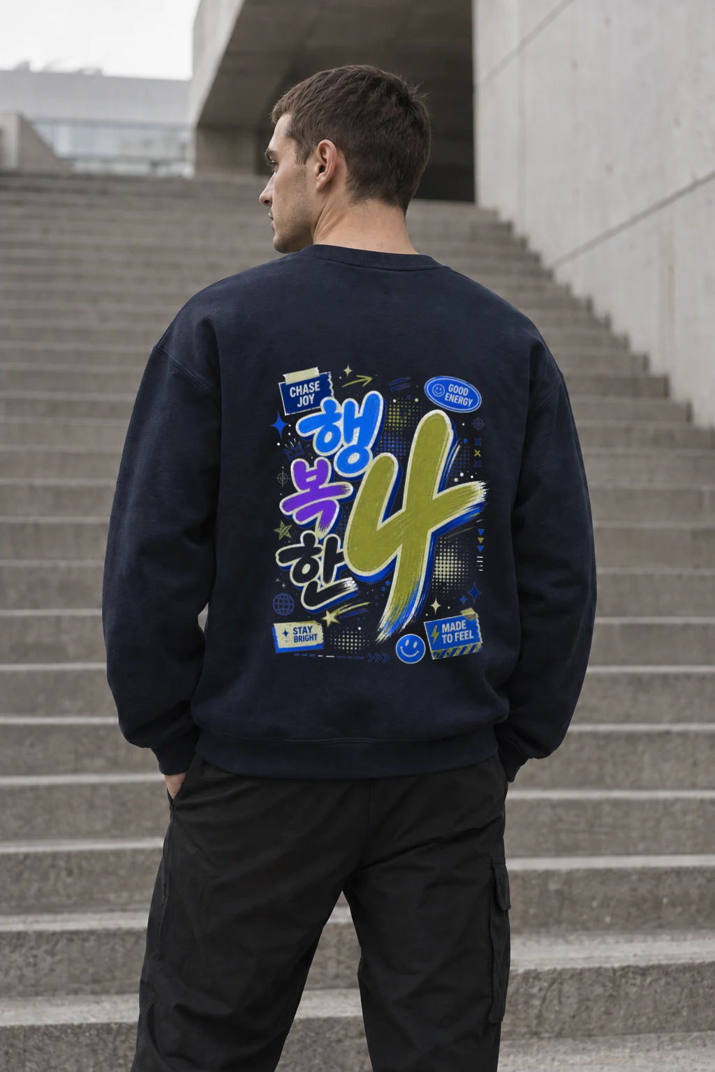"Chase Joy" Unisex Sponge Fleece Crewneck Sweatshirt | Bella + Canvas 3901