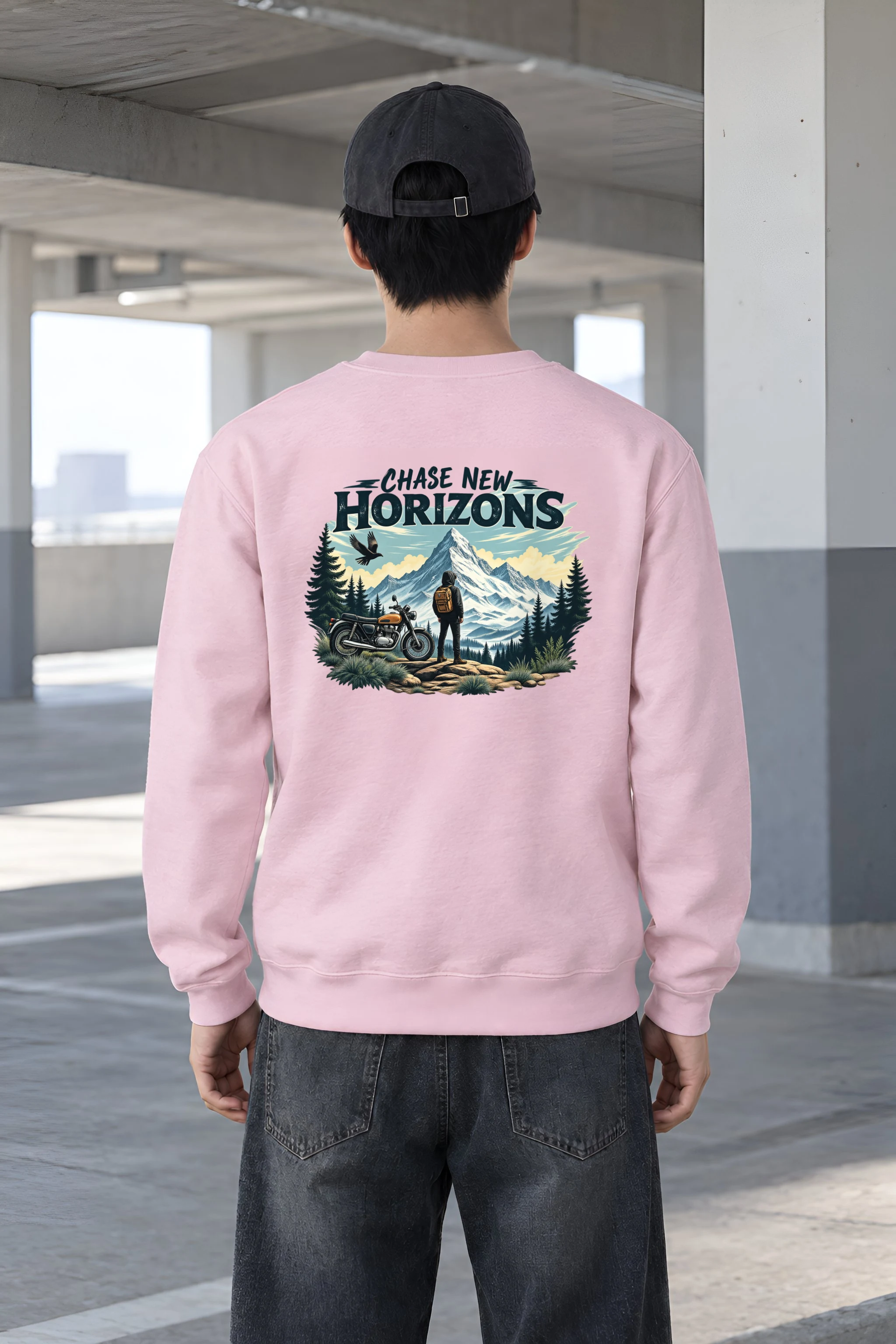 "Chase New Horizons" Heavy Blend Unisex Crewneck Sweatshirt