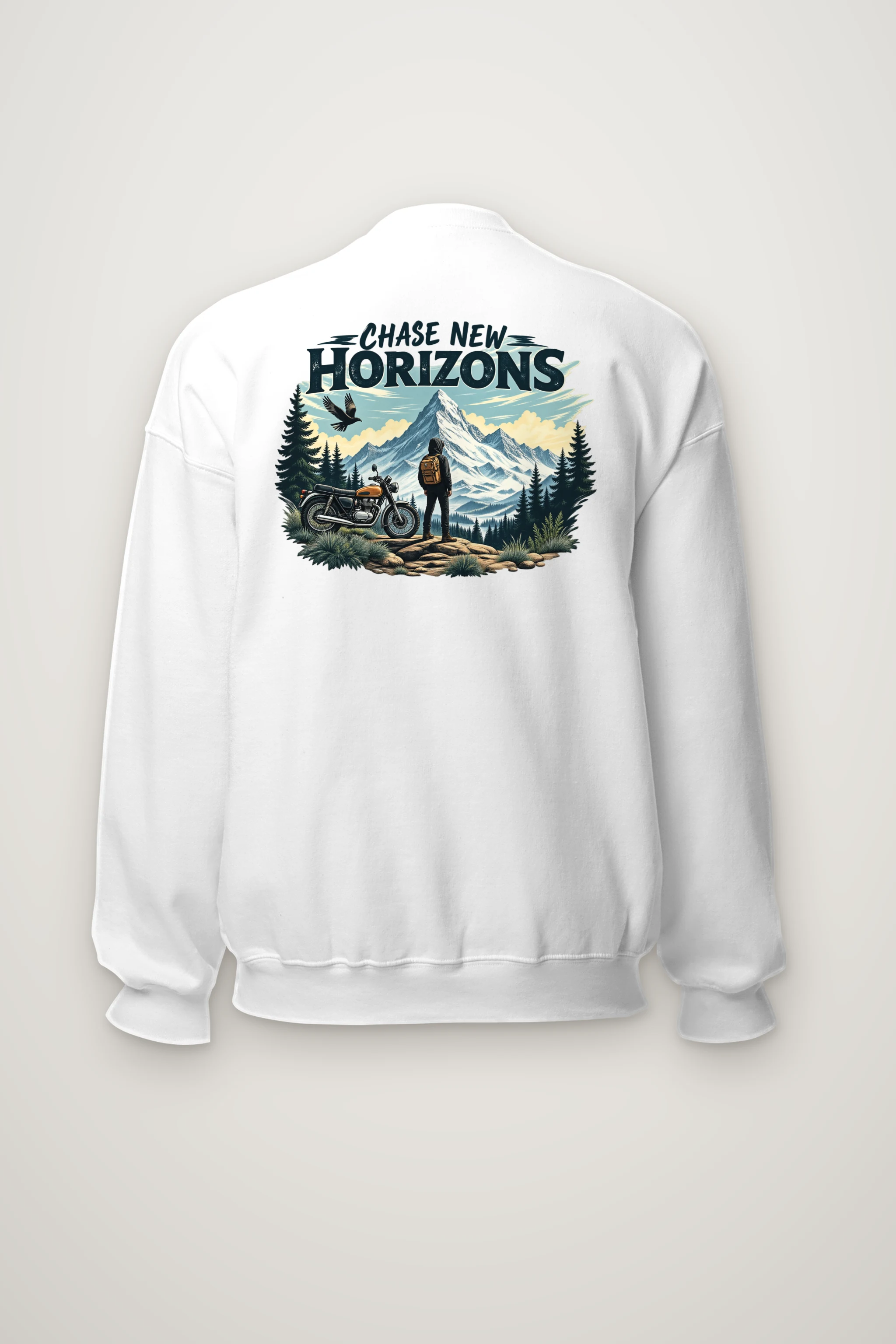 "Chase New Horizons" Heavy Blend Unisex Crewneck Sweatshirt