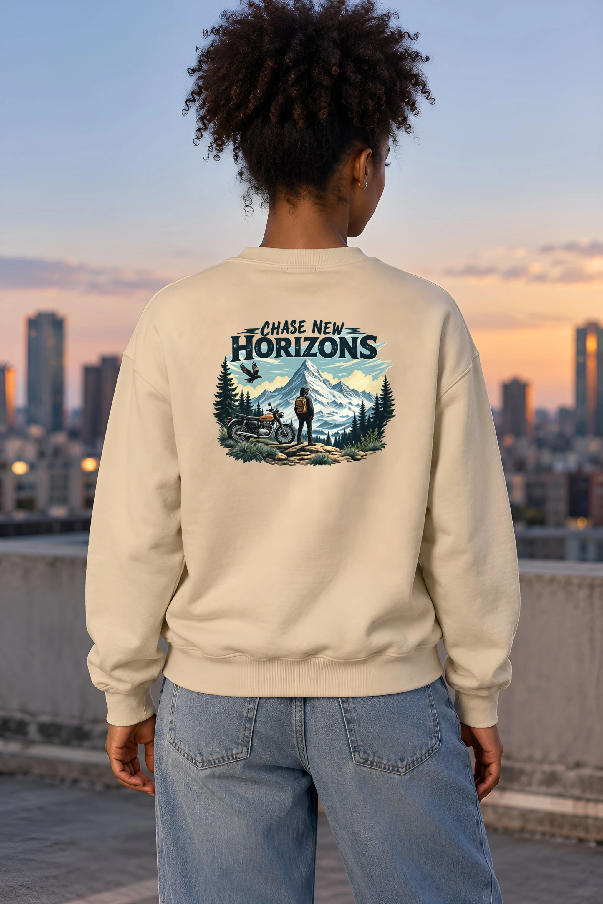 "Chase New Horizons" 1 Crewneck Sweatshirt
