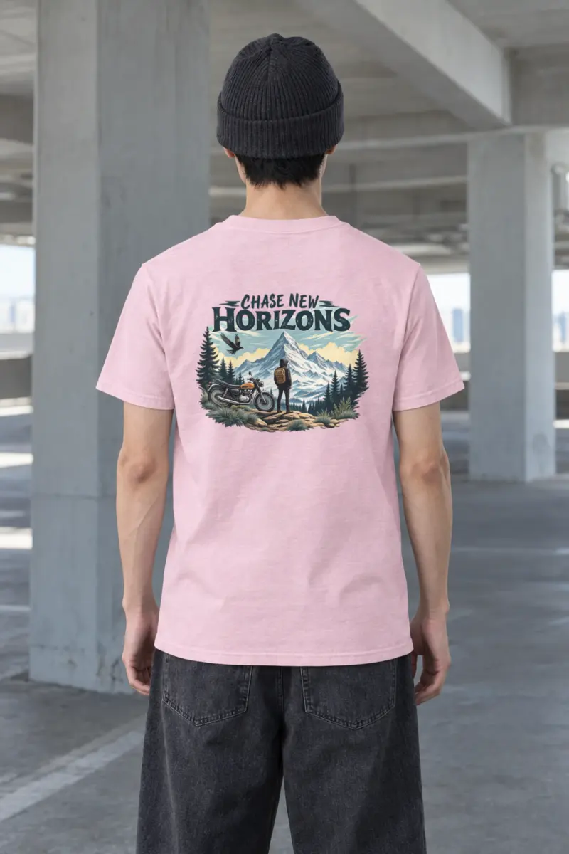 "Chase New Horizons" Heavyweight Unisex Crewneck T-shirt