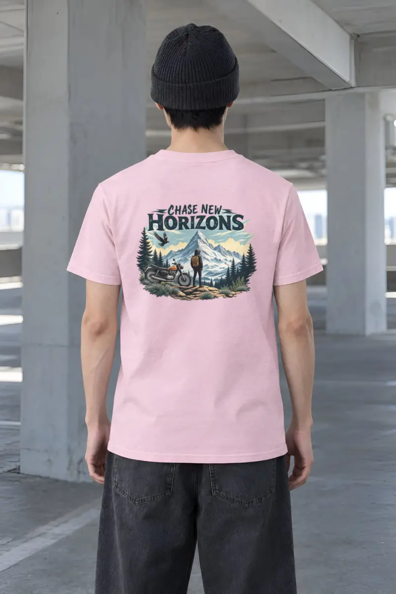 "Chase New Horizons" Heavyweight Unisex Crewneck T-shirt