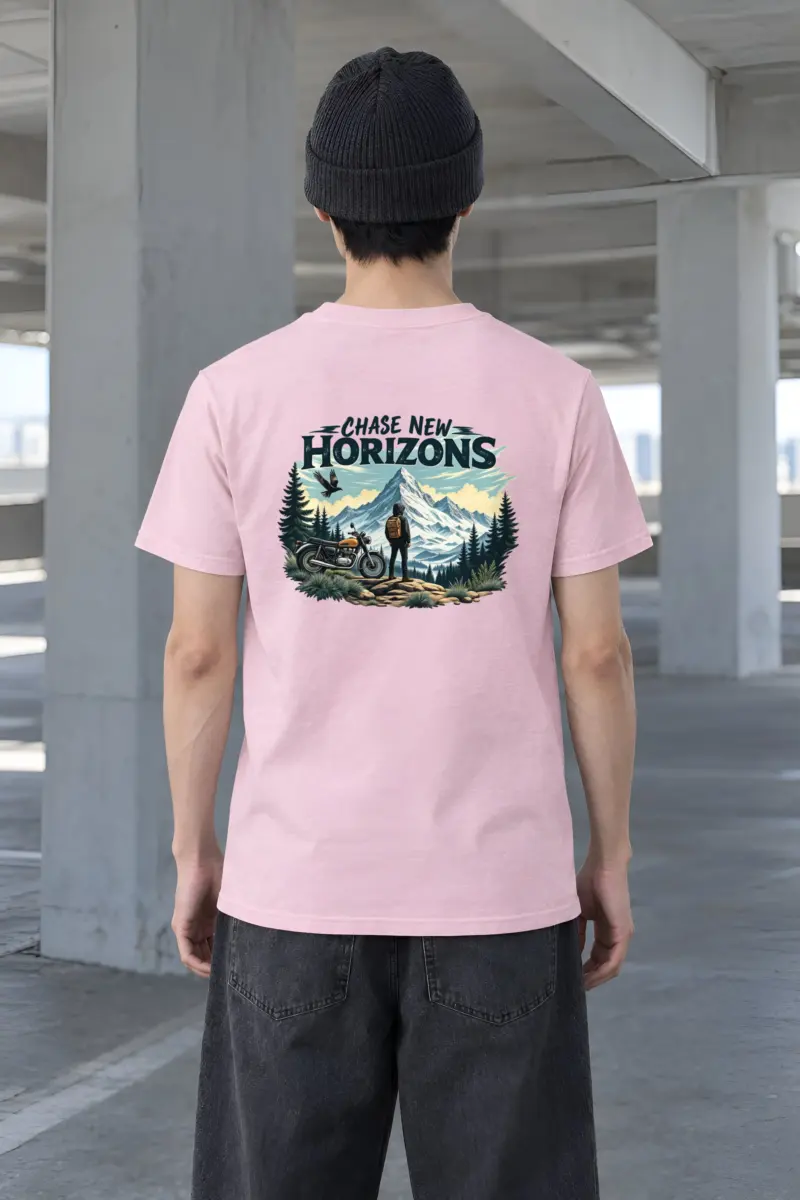"Chase New Horizons" Heavyweight Unisex Crewneck T-shirt